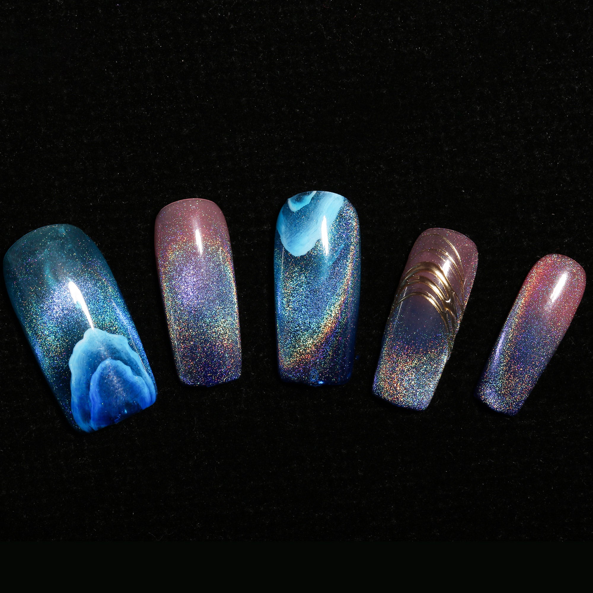 No Wipe Holo Cat Eye Coat