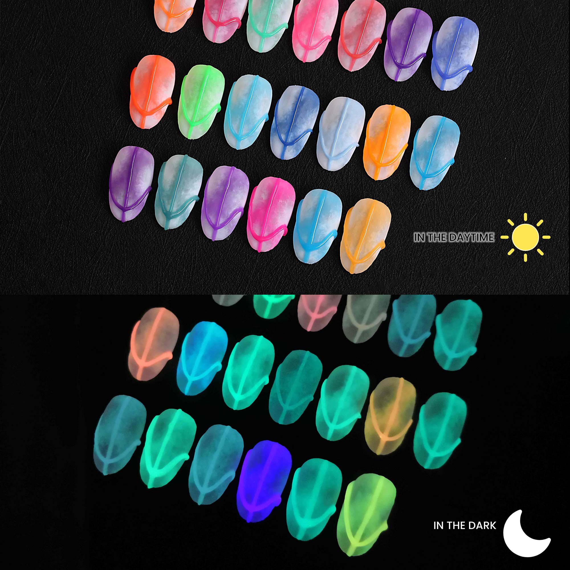 No Wipe Neon Glowing Art Gel