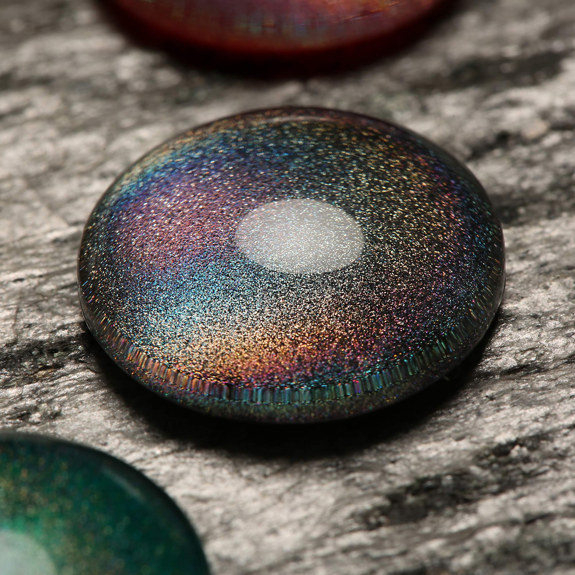 No Wipe Holo Cat Eye Coat