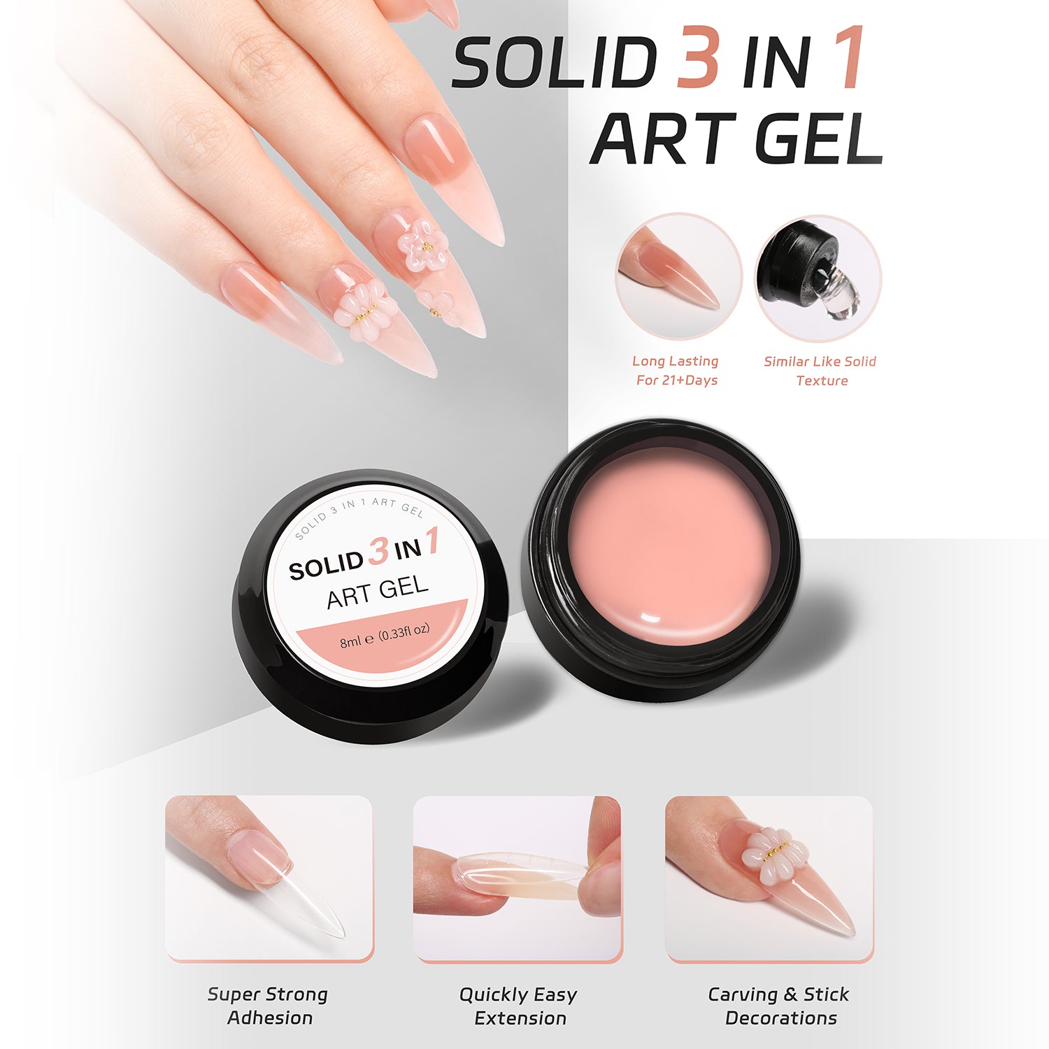 SOLID 3 IN 1 ART GEL