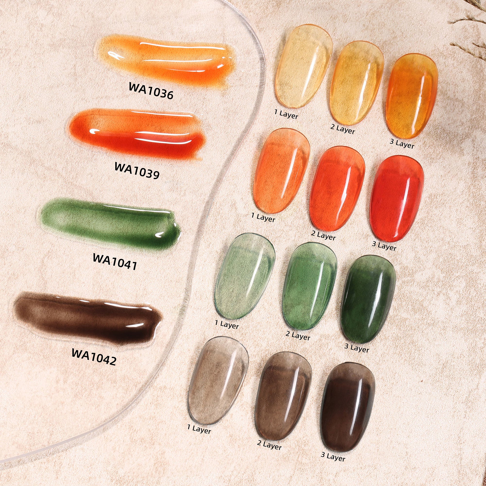Glass Amber Gel STYLE 2