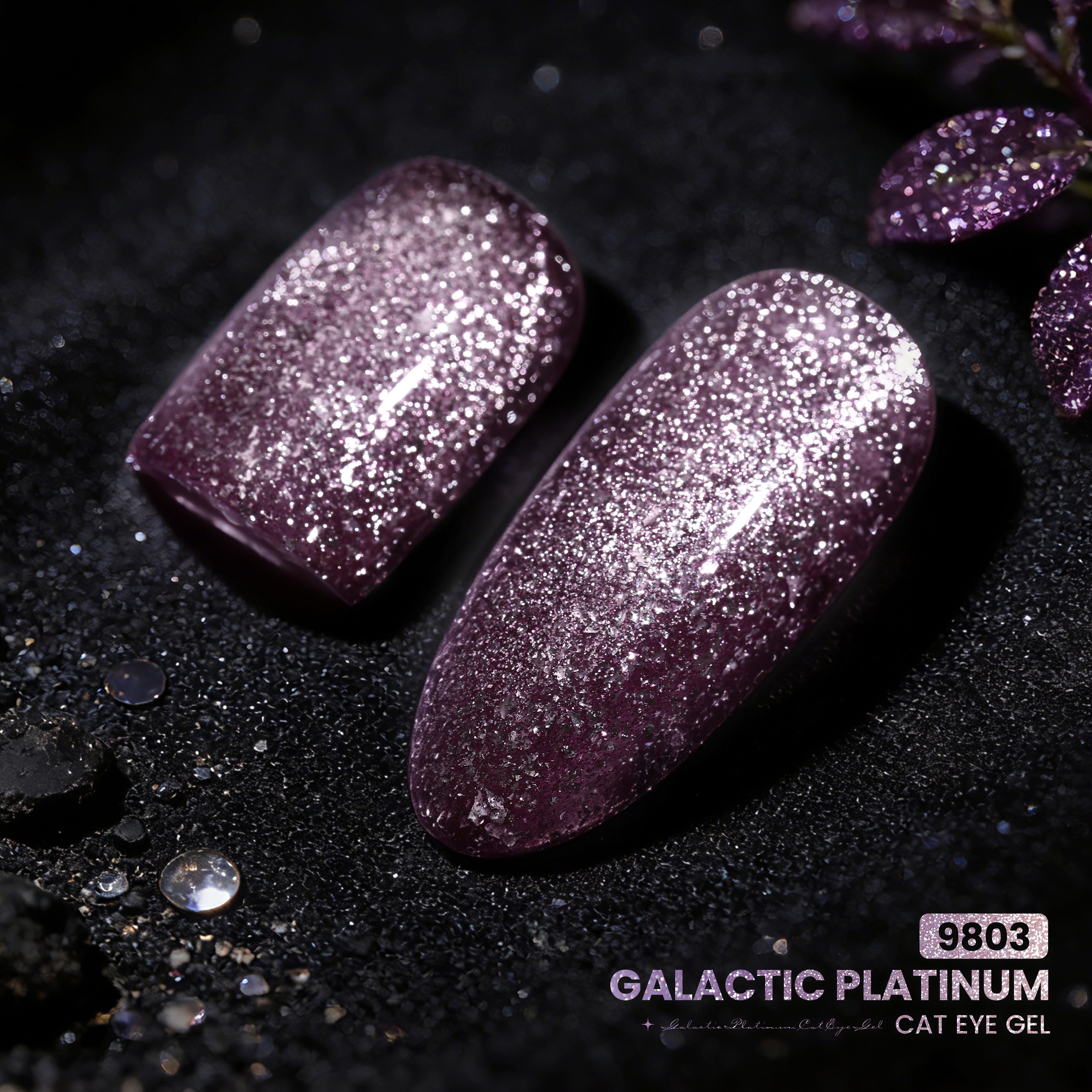 Galactic Platinum Cat Eye Gel