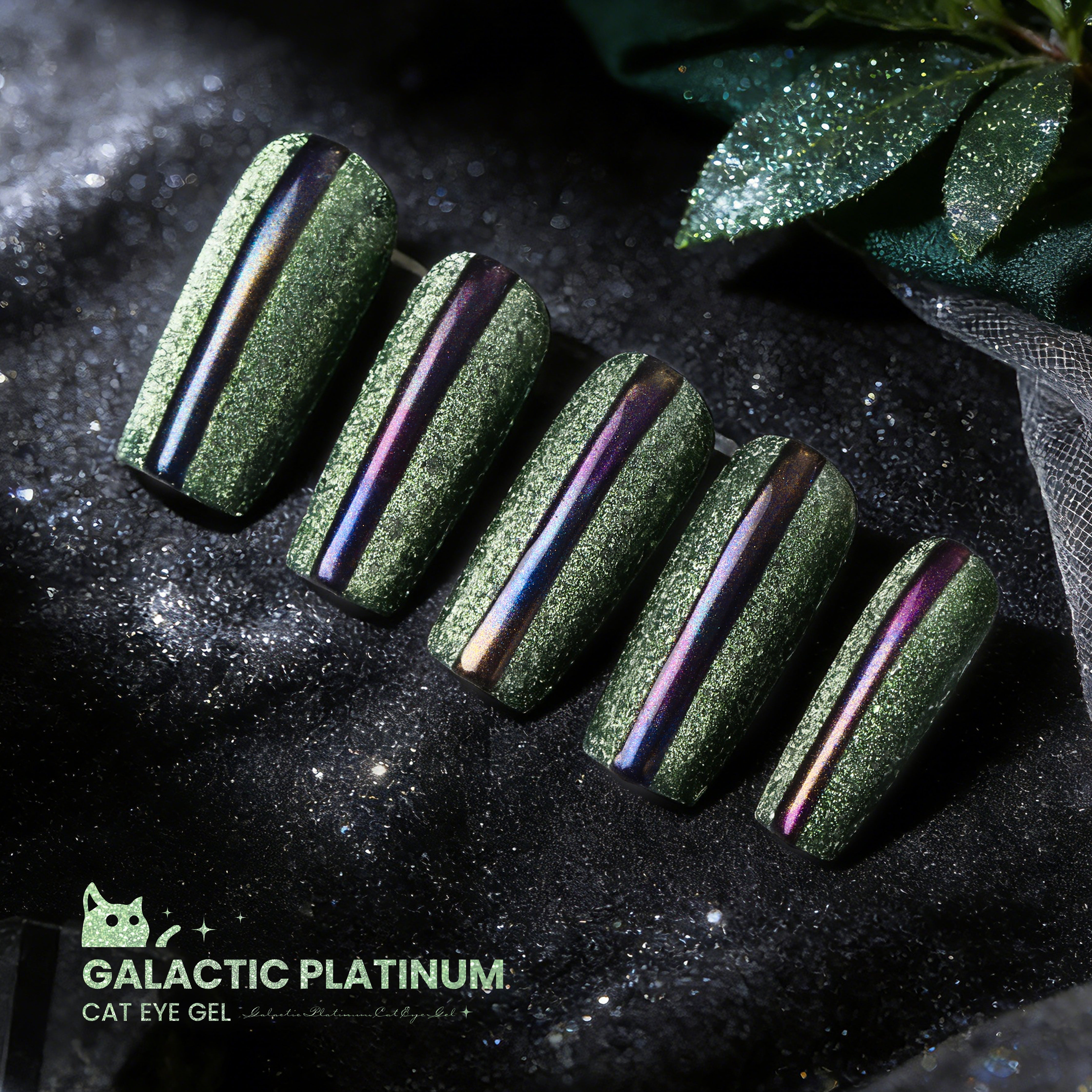 Galactic Platinum Cat Eye Gel