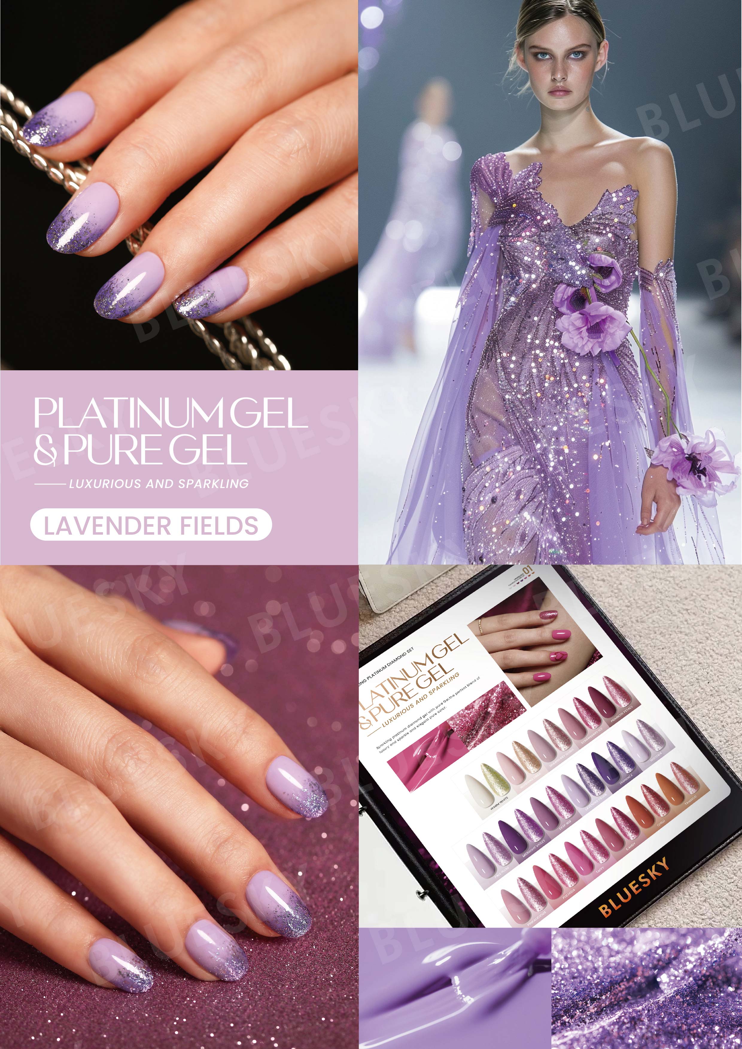 Sparkling Platinum Pure Shades Palette