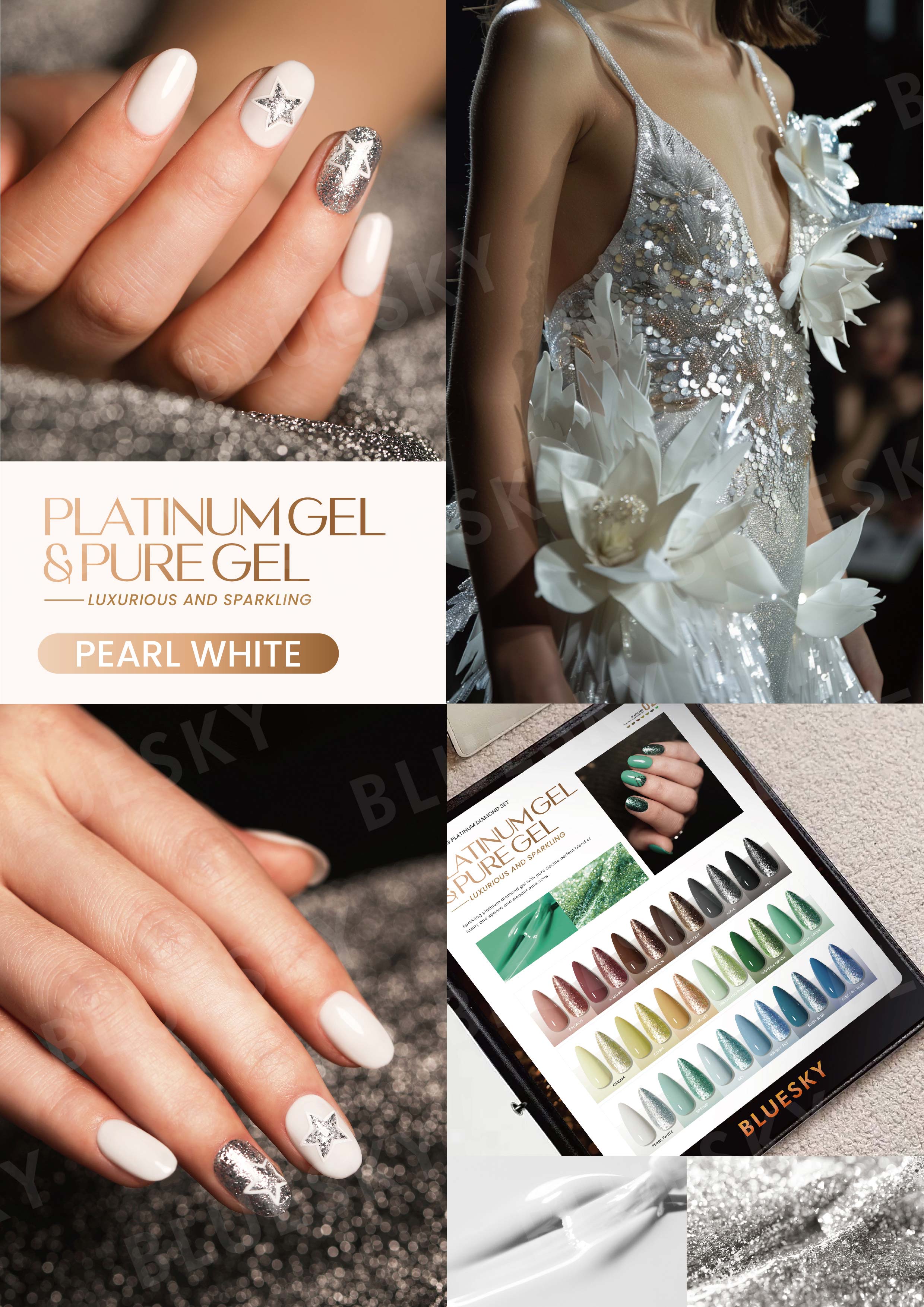 Sparkling Platinum Pure Shades Palette