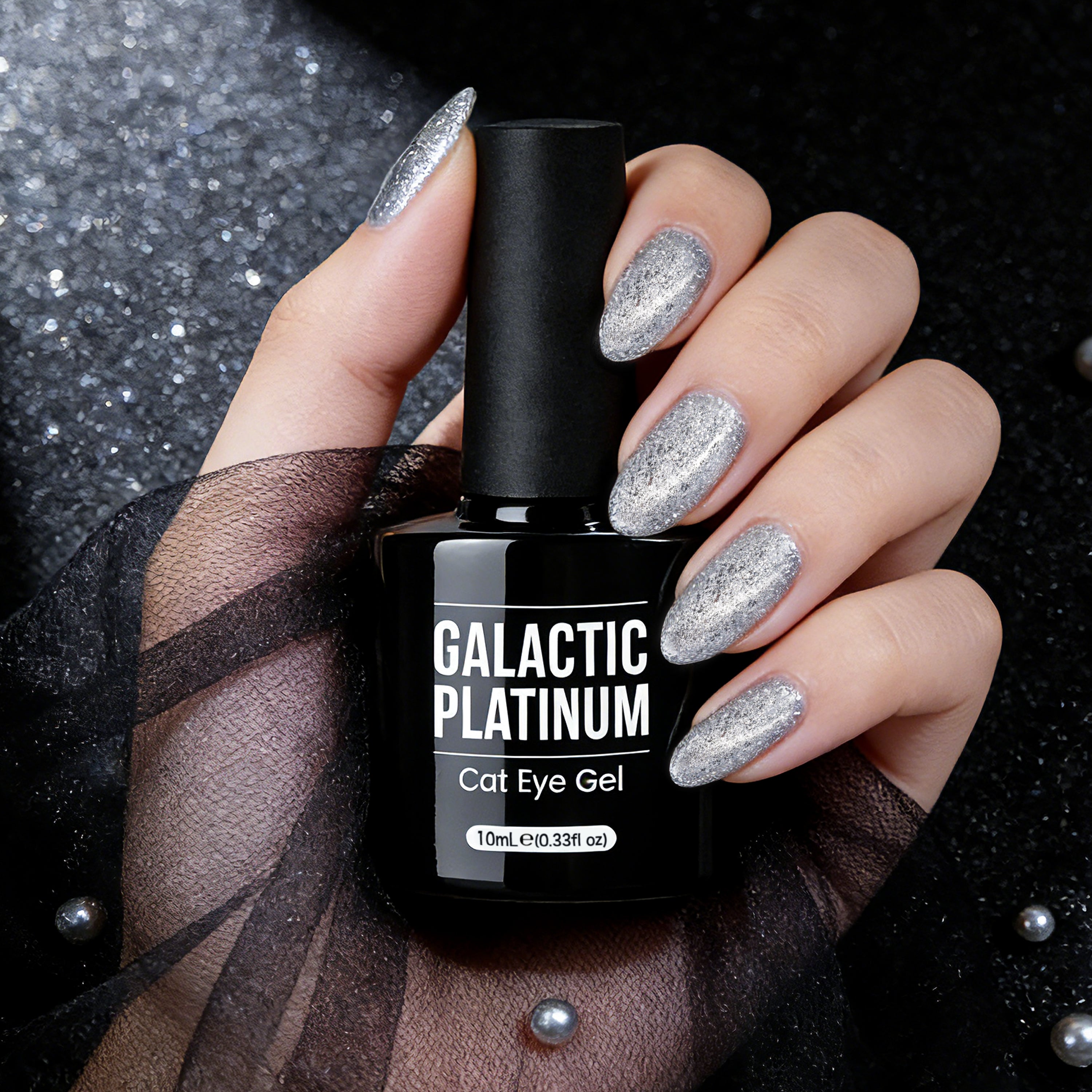 Galactic Platinum Cat Eye Gel