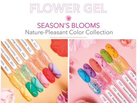 FLOWER GEL in a romantic way!