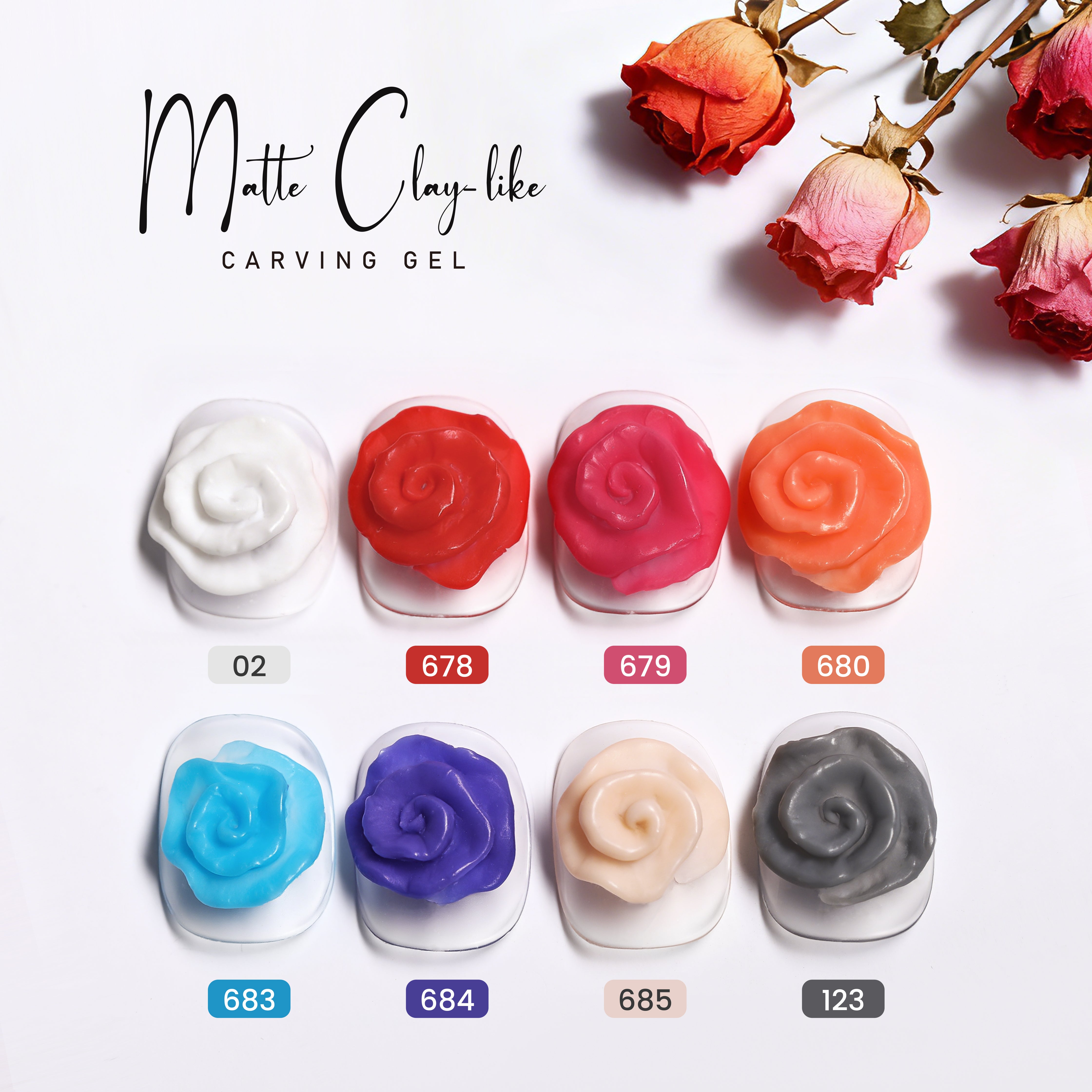 Matte Clay-like Carving Gel