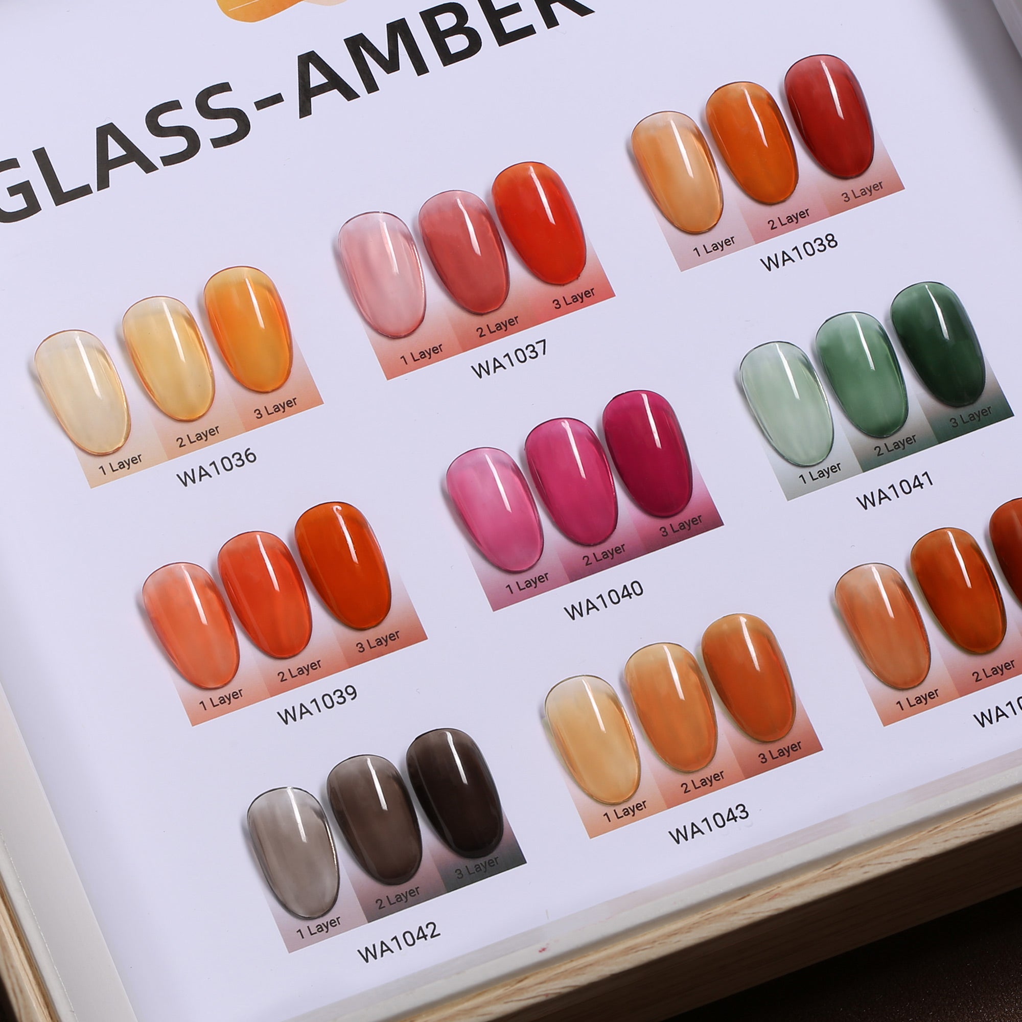 Glass Amber Gel STYLE 2