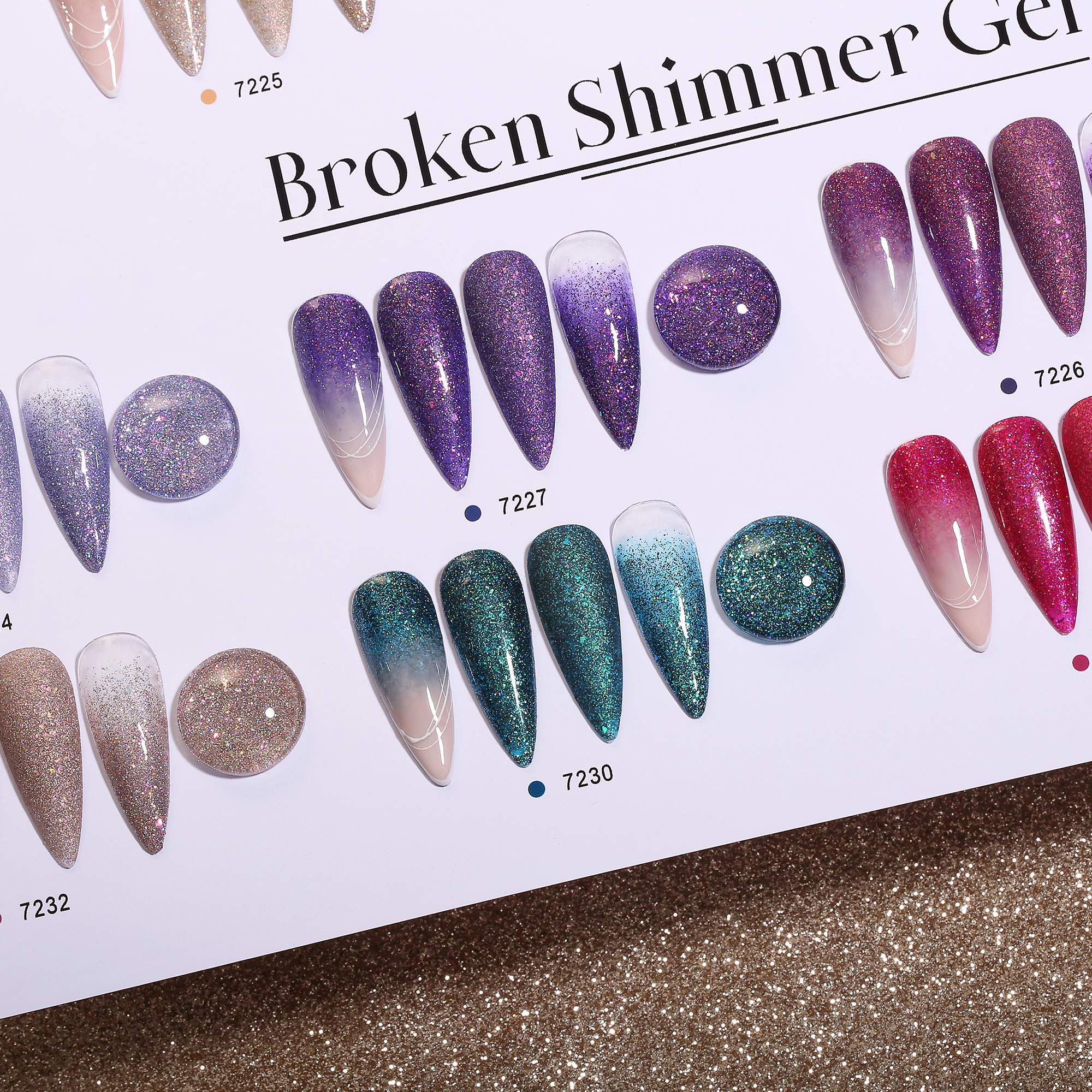 Broken Shimmer Gel