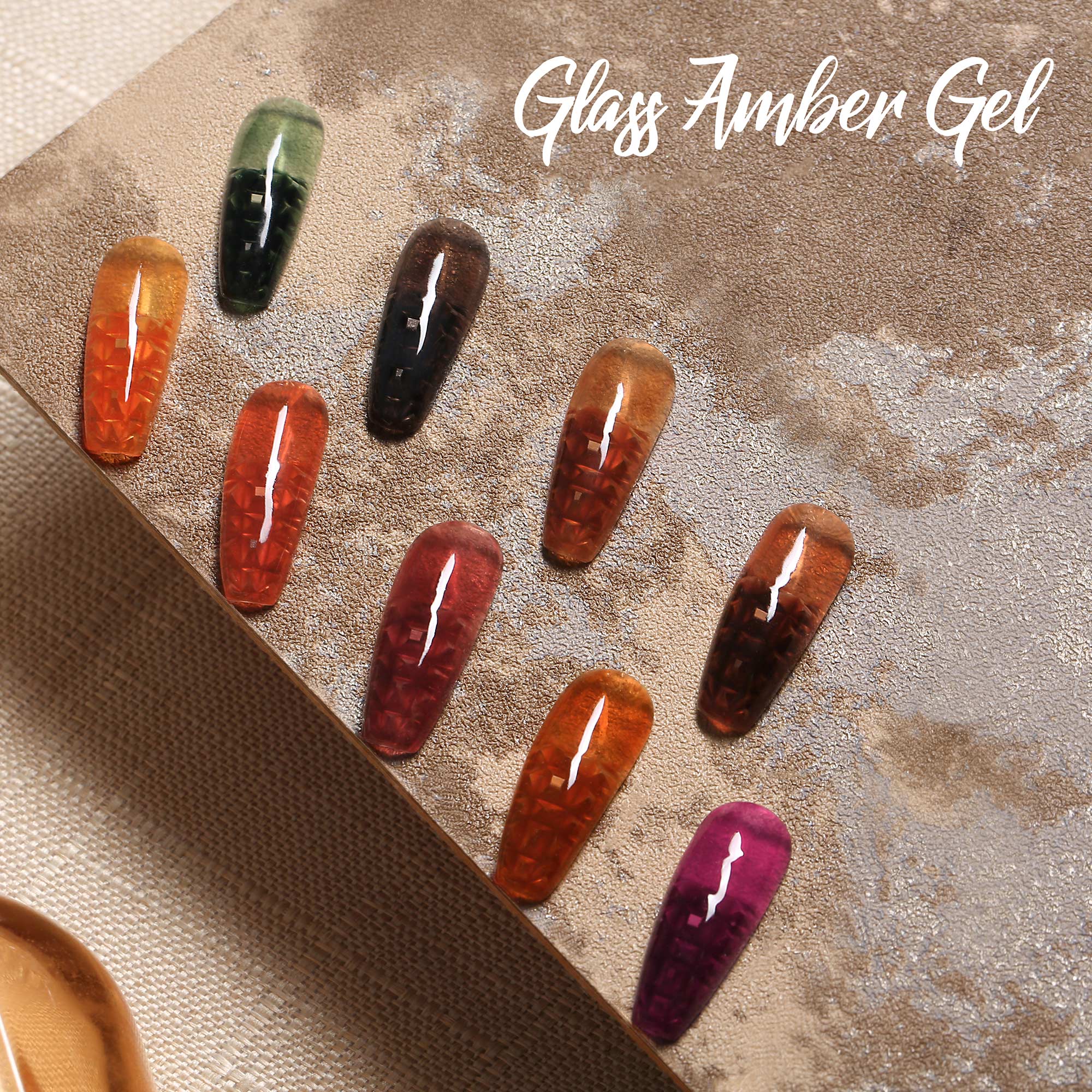 Glass Amber Gel