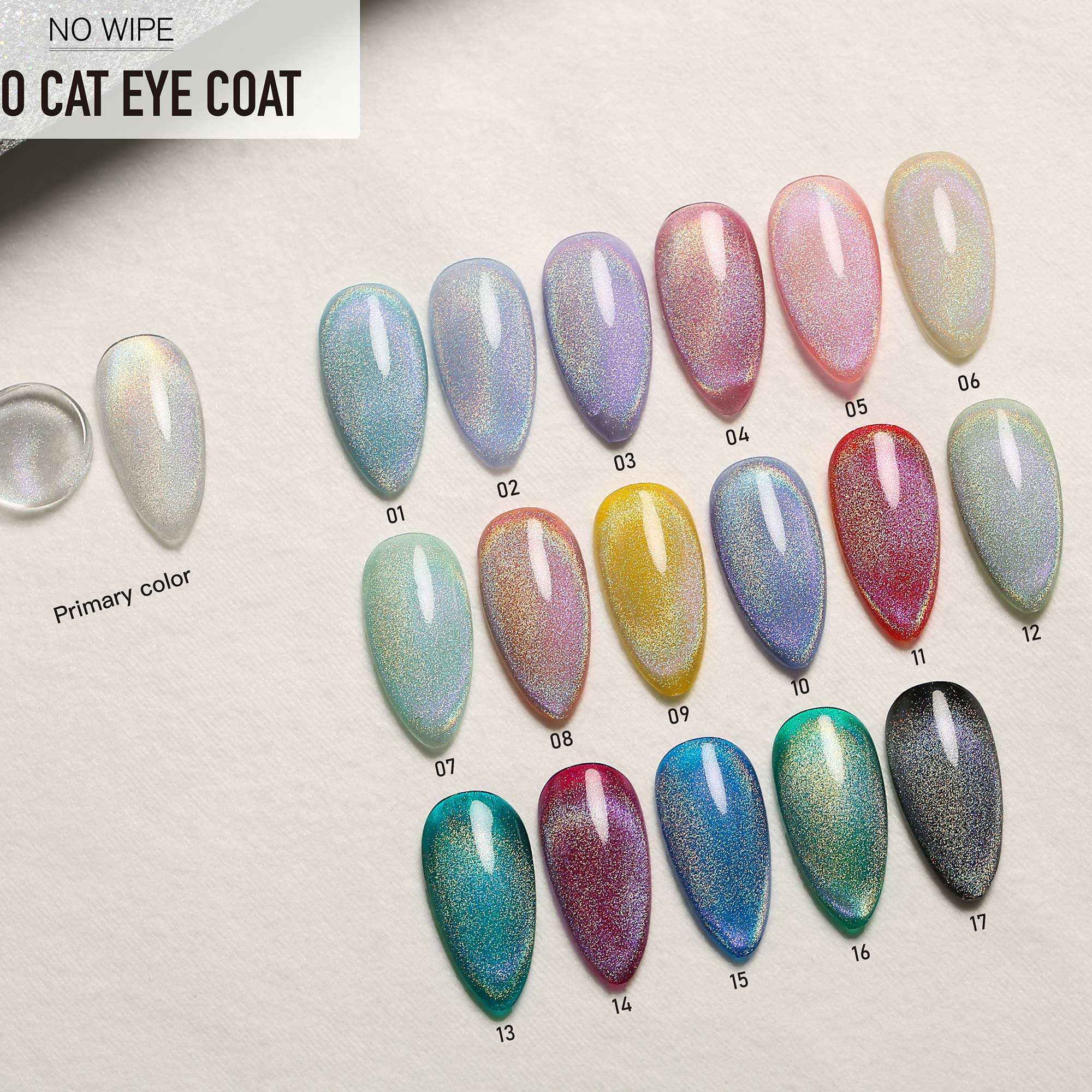 No Wipe Holo Cat Eye Coat