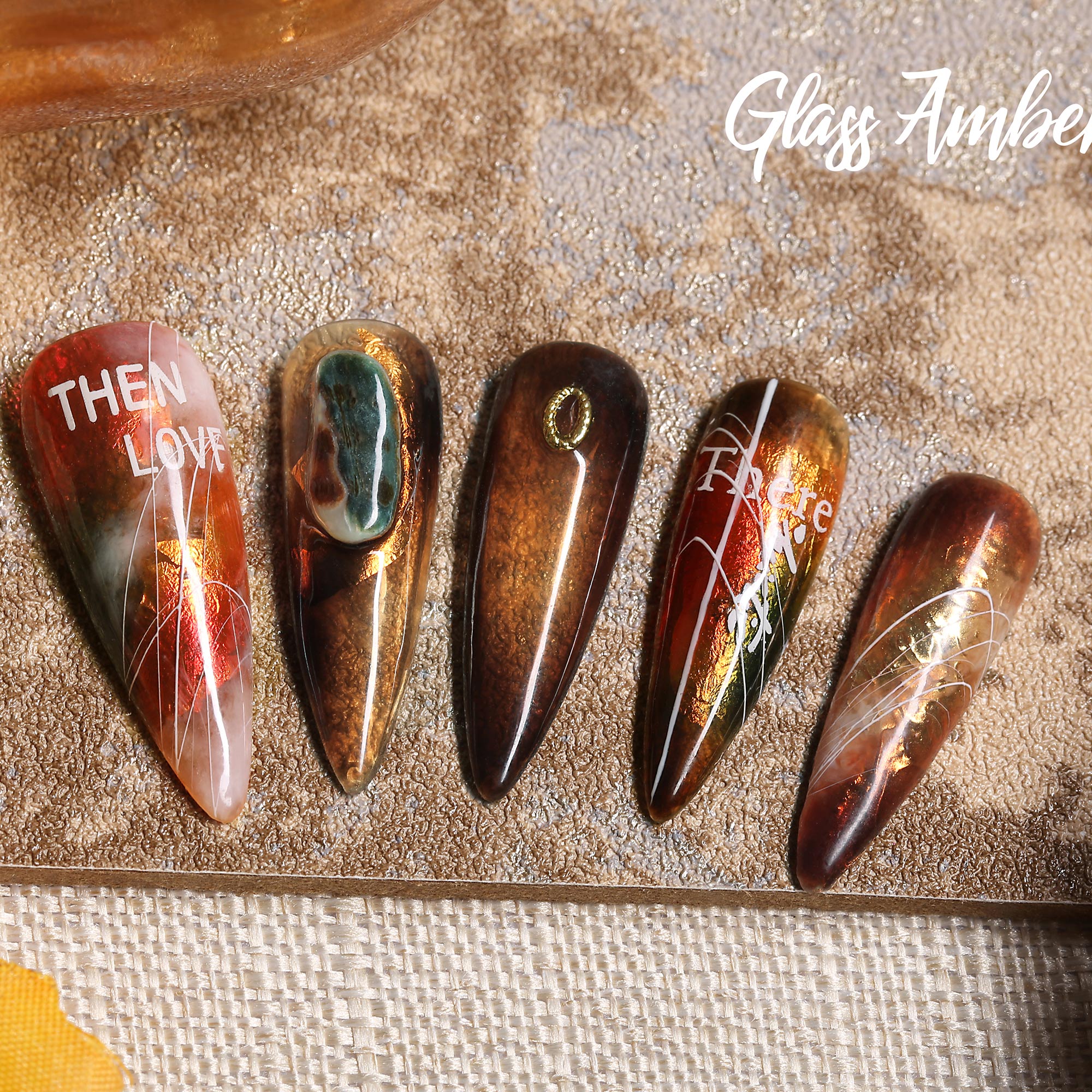 Glass Amber Gel