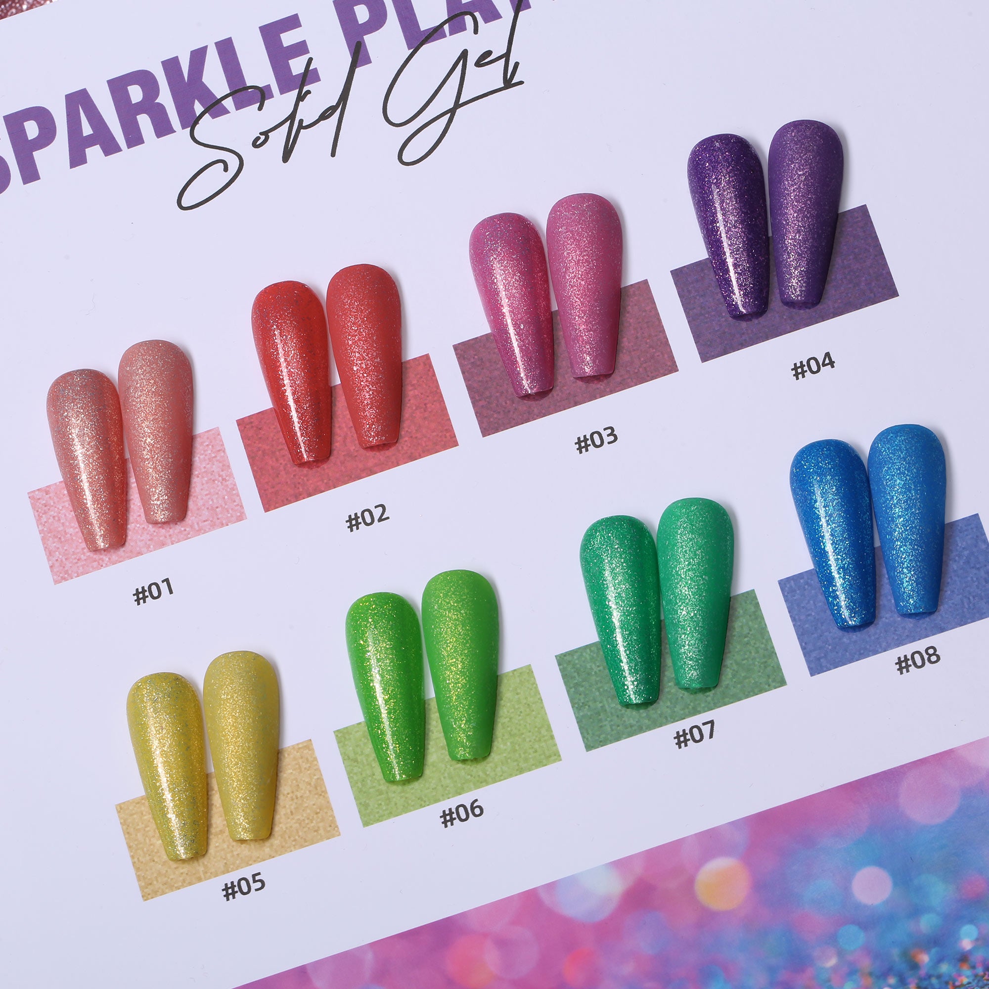 Sparkle Platinum Solid Gel