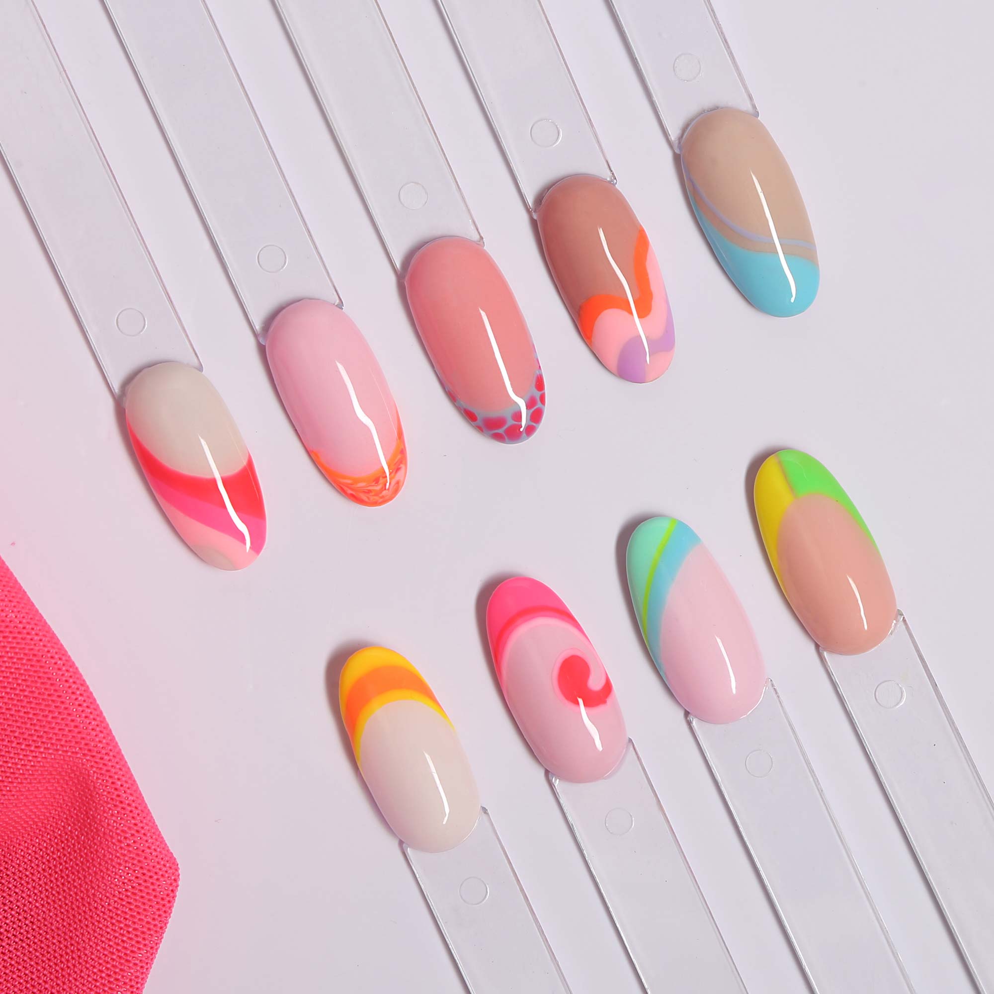 Neon French Manicure