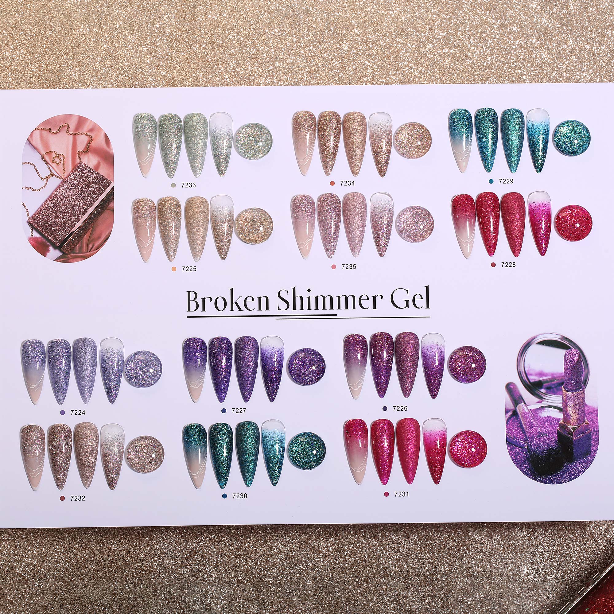 Broken Shimmer Gel