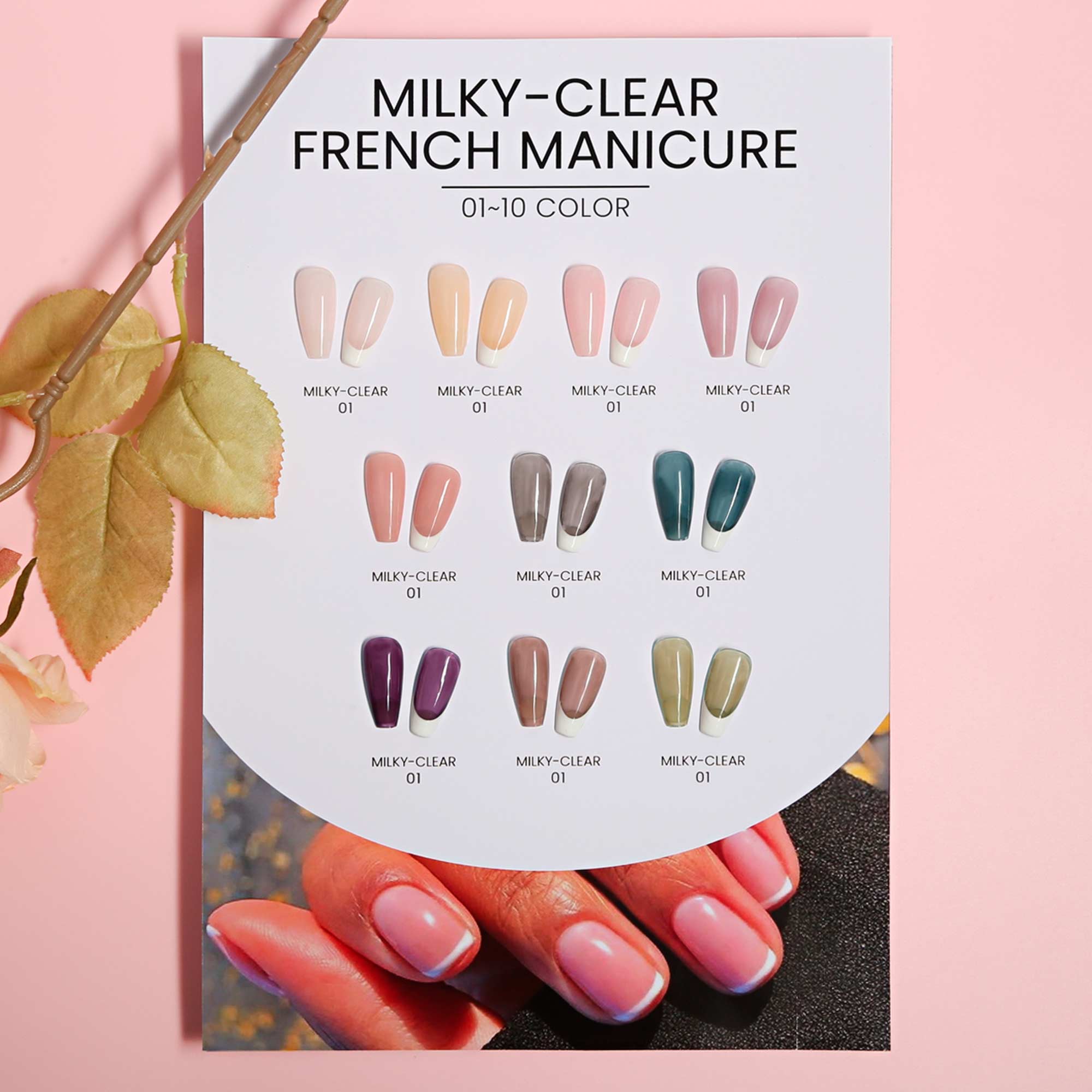 Milky-Clear French Manicure