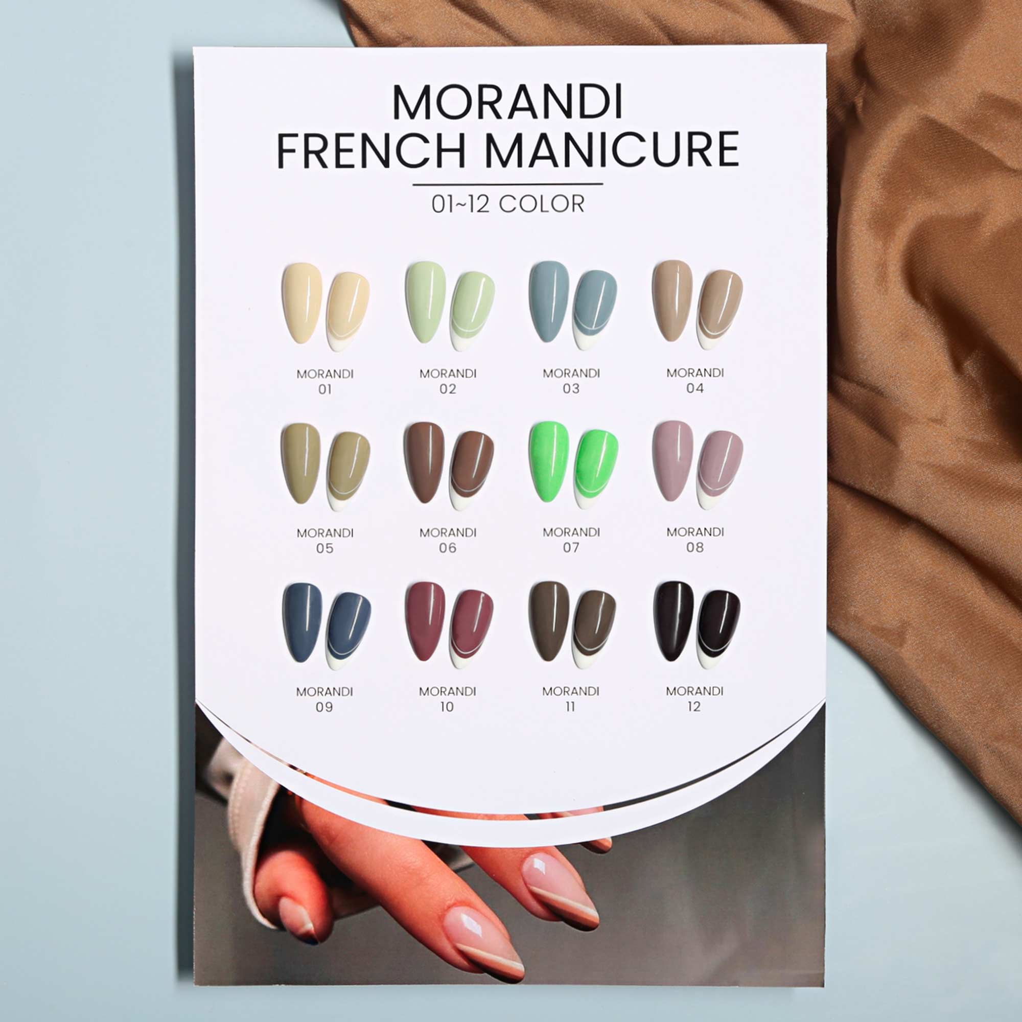 Morandi French Manicure