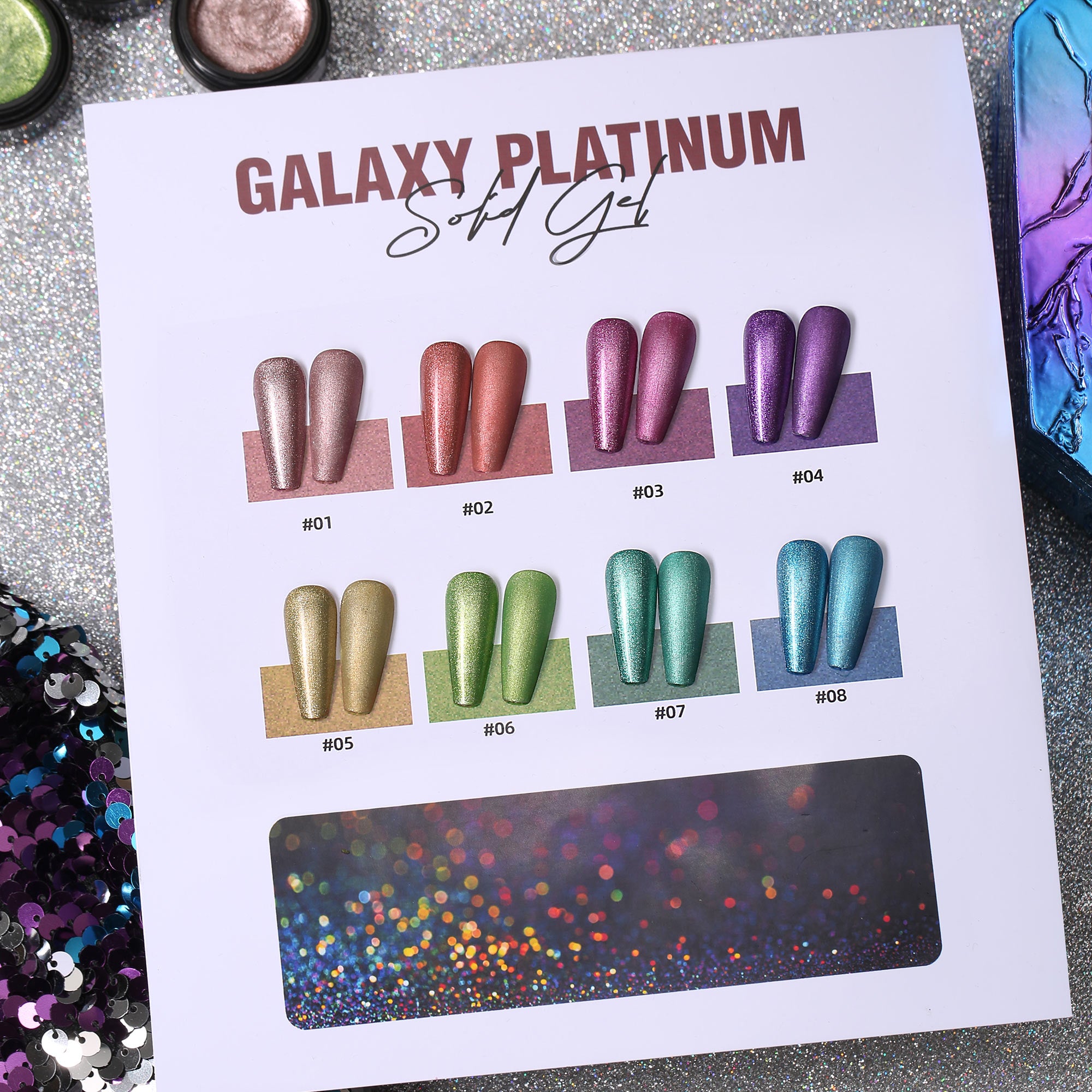 Galaxy Platinum Solid Gel