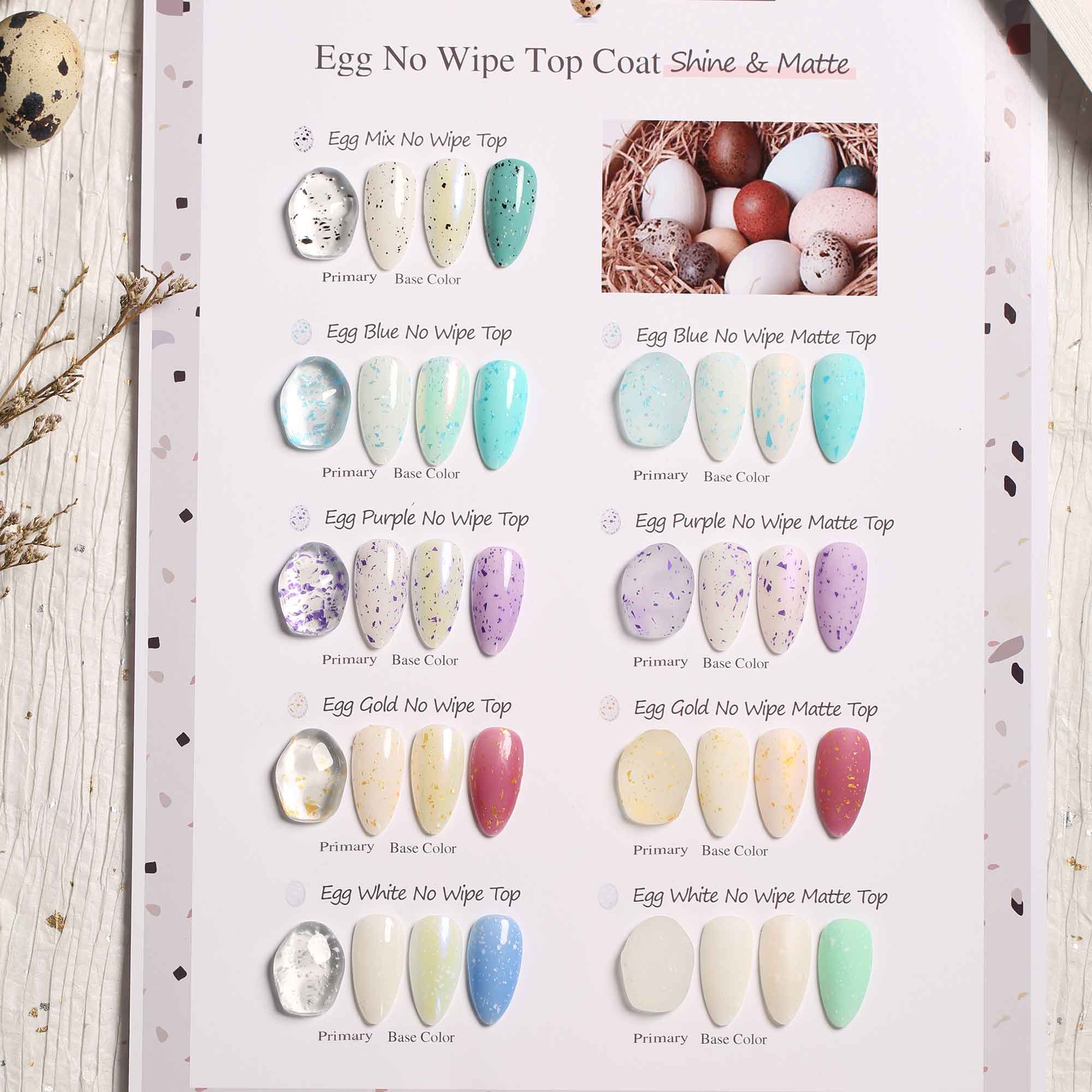 Colored Egg No Wipe Top Coat