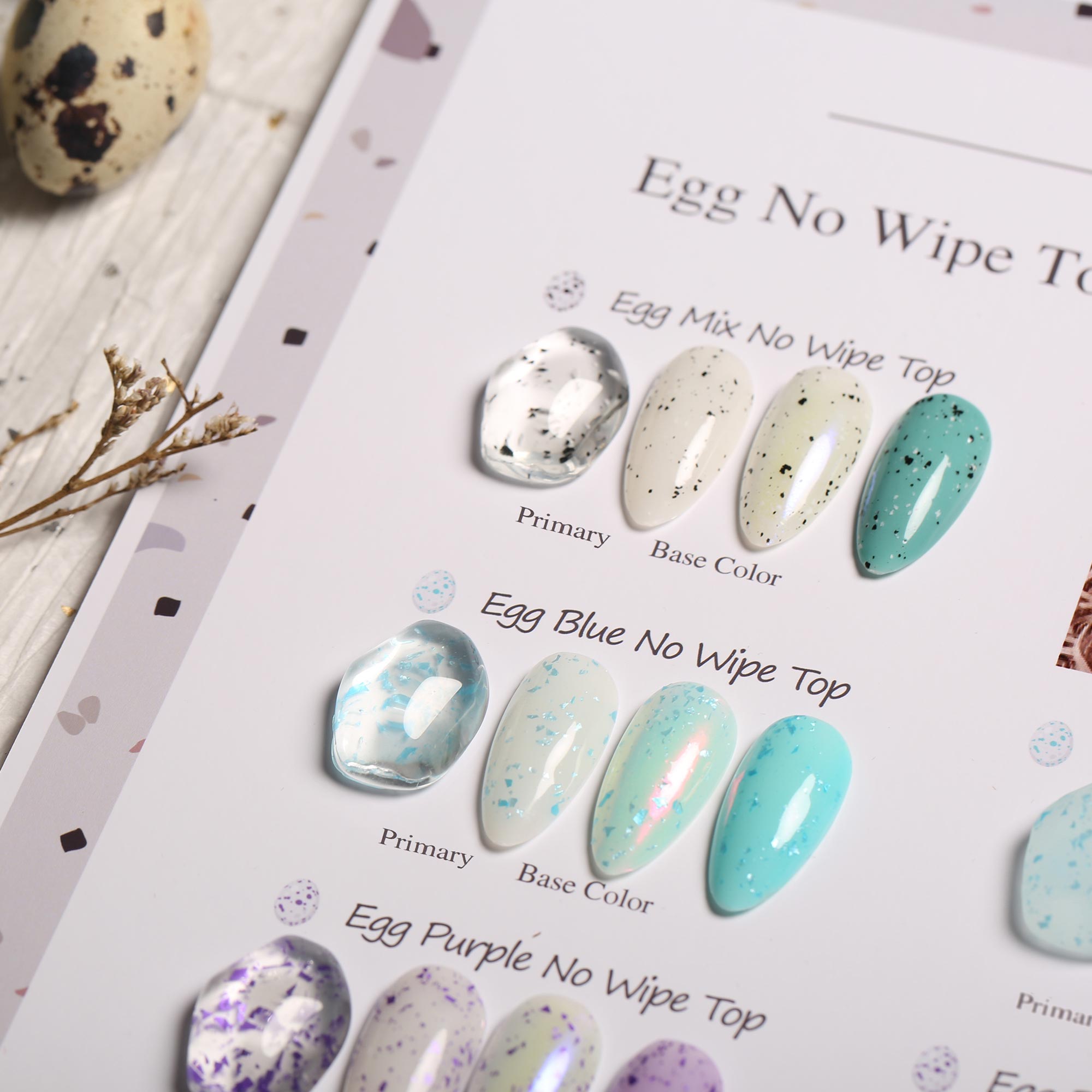 Colored Egg No Wipe Top Coat