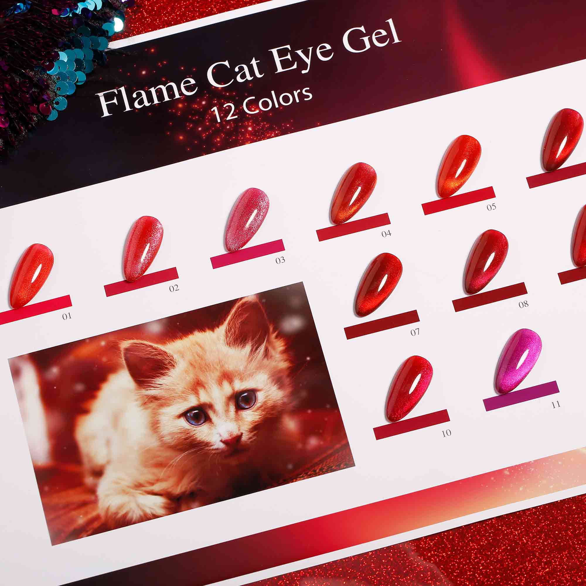 Flame Cat Eye Gel